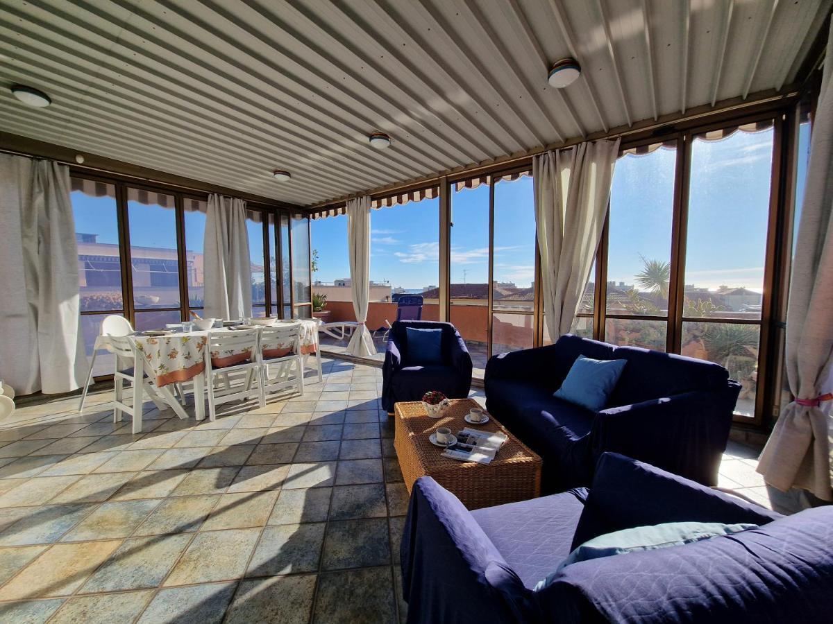 Ferienwohnung Via Alberti Terrazza Vista Aperta- Free Parking Pietra Ligure Exterior foto